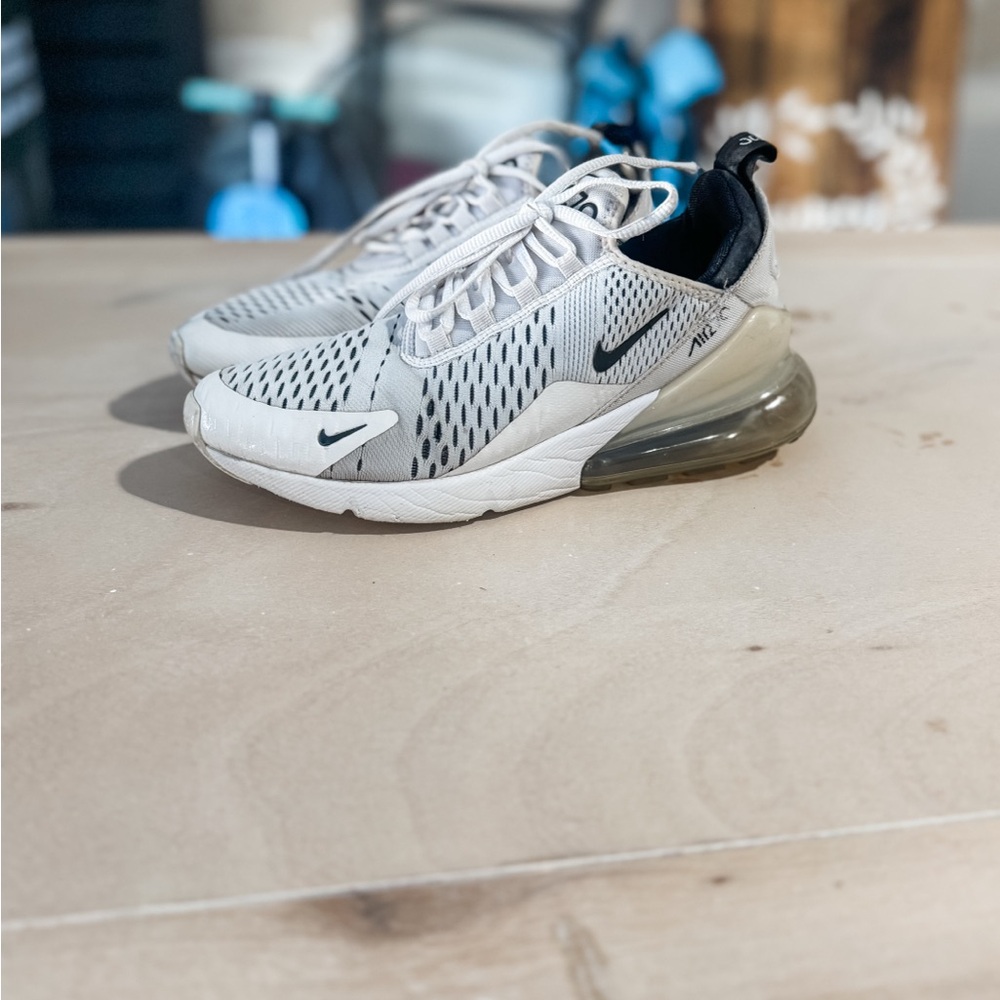 Nike Air Max 270 White and Black Sneakers